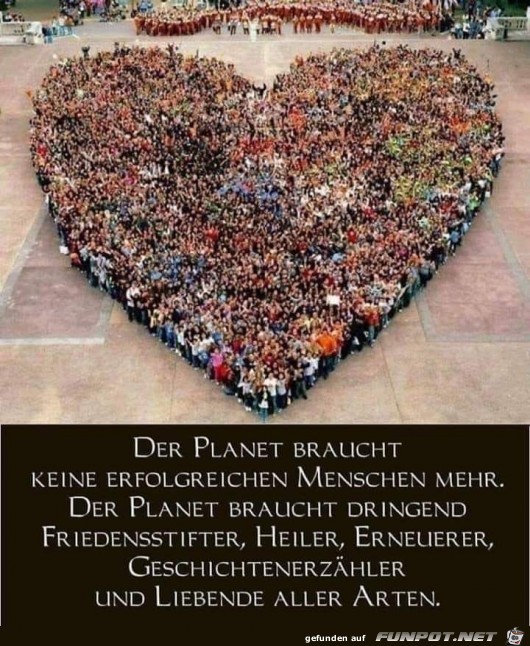 der Planet braucht der Planet braucht