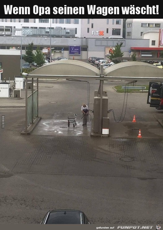 wenn Opa seinen Wagen wäscht..... wenn Opa seinen Wagen wäscht.....