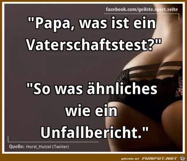 papa was ist ein Vaterschaftstest