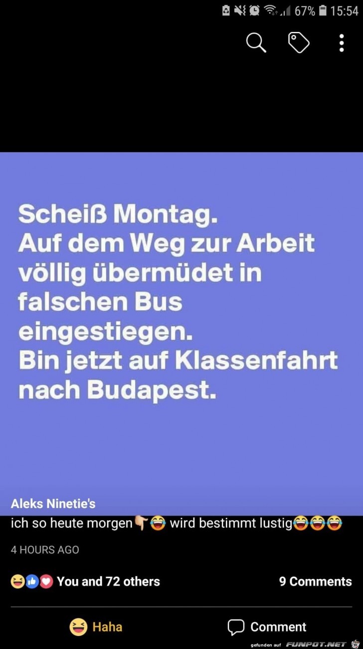 scheiss Montag scheiss Montag
