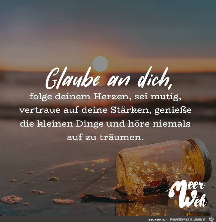 glaube an dich