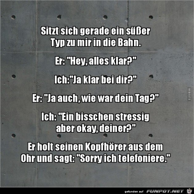 ein süsser Typ in der Bahn...... ein süsser Typ in der Bahn......