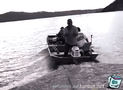 Man sollte nie blau Boot fahren Man sollte nie blau Boot fahren