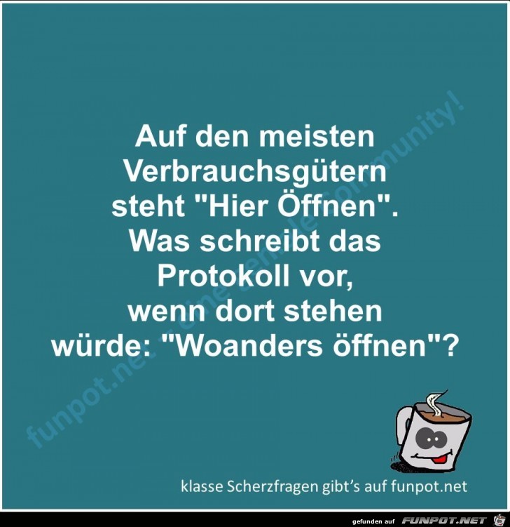 Scherzfrage Scherzfrage