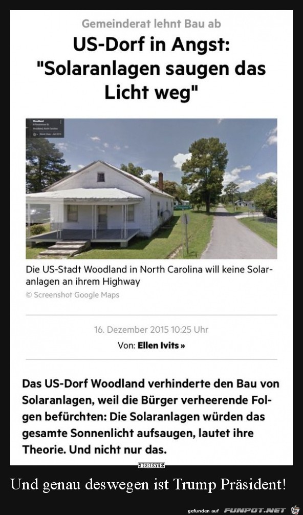 US-Dorf in Angst.. US-Dorf in Angst..