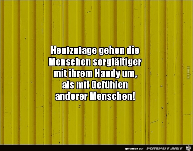 sorgflttiger mit Handys umgehen....