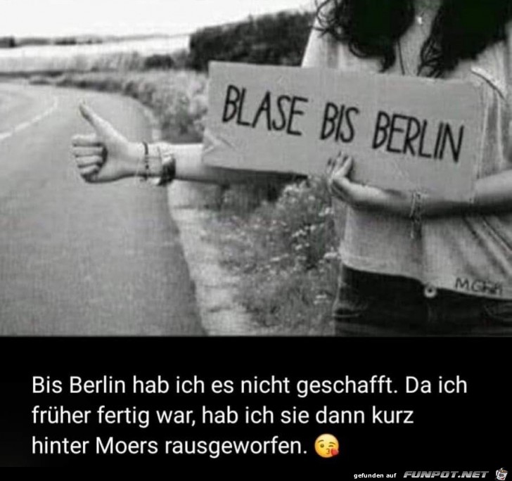 Blase bis Berlin