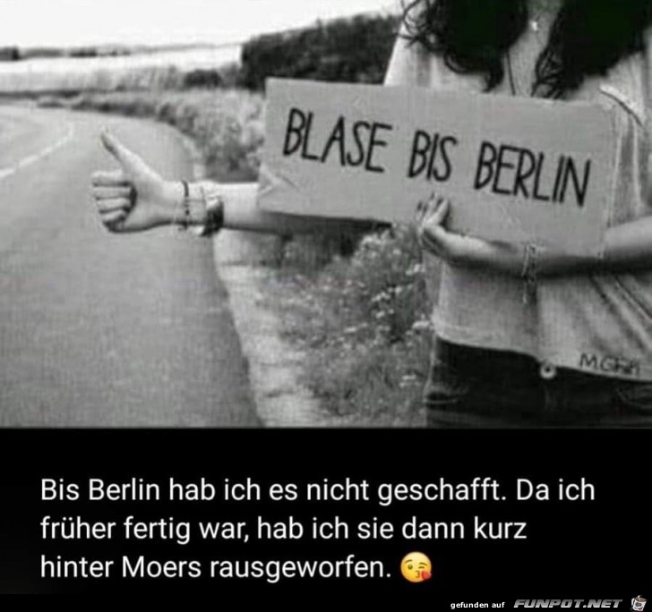 Blase bis Berlin Blase bis Berlin