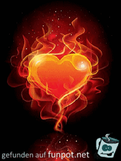 Flammendes Herz