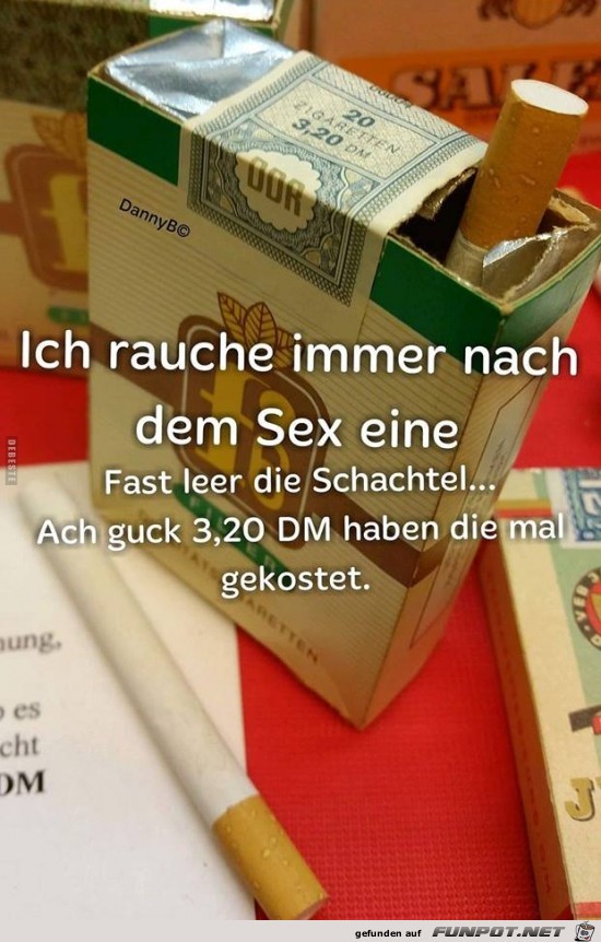ich rauche immer nach dem Sex...... ich rauche immer nach dem Sex......