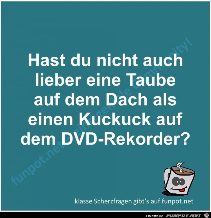 Scherzfrage Scherzfrage
