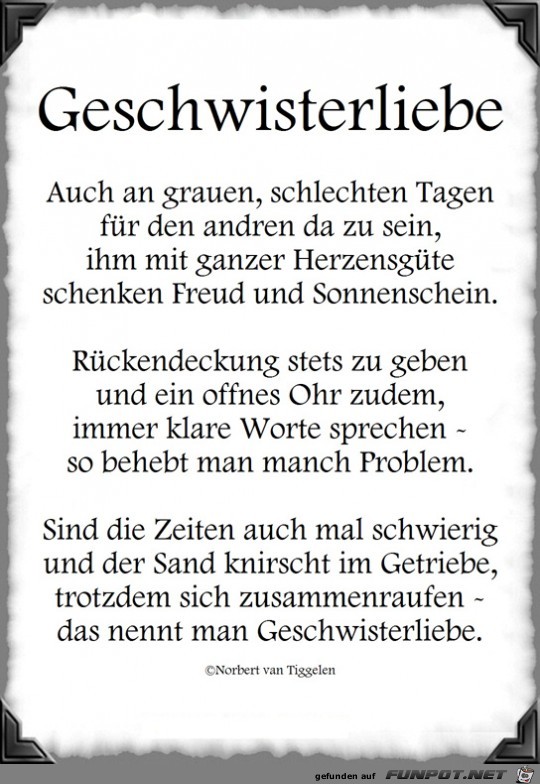 Geschwisterliebe 