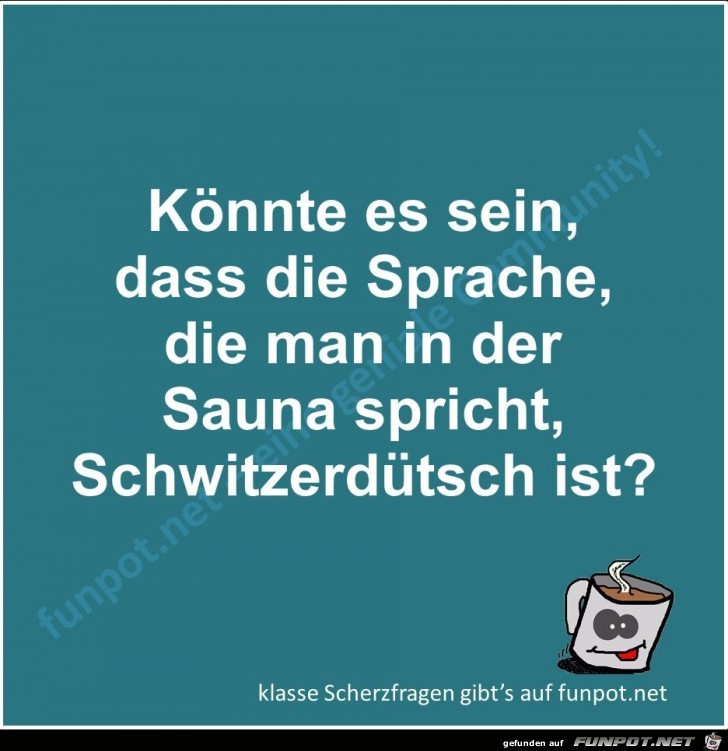 Scherzfrage Scherzfrage