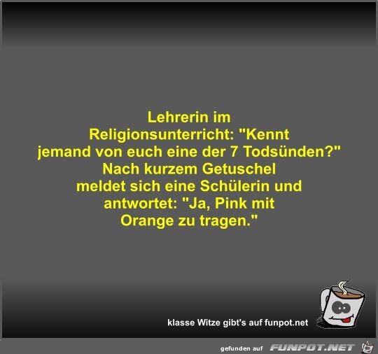 Lehrerin im Religionsunterricht