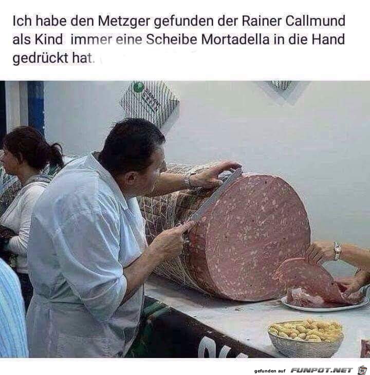 Neulich beim Metzger Neulich beim Metzger