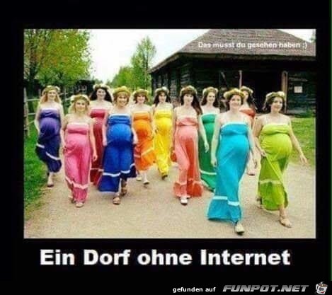 Dorf ohne Internet