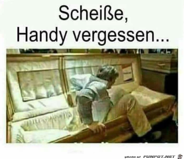 Handy vergessen