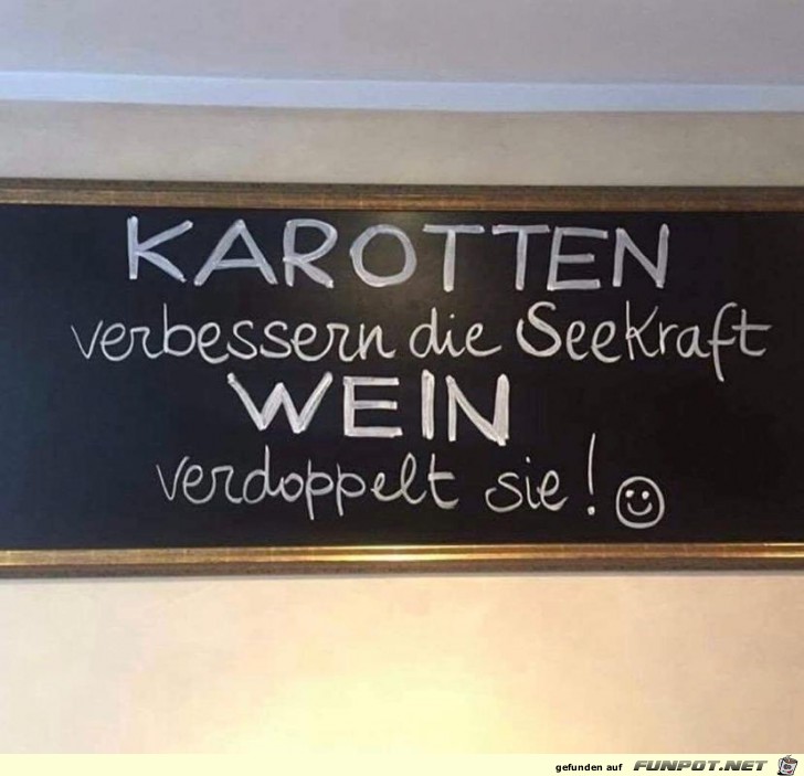 Karotten gegen Wein (1)