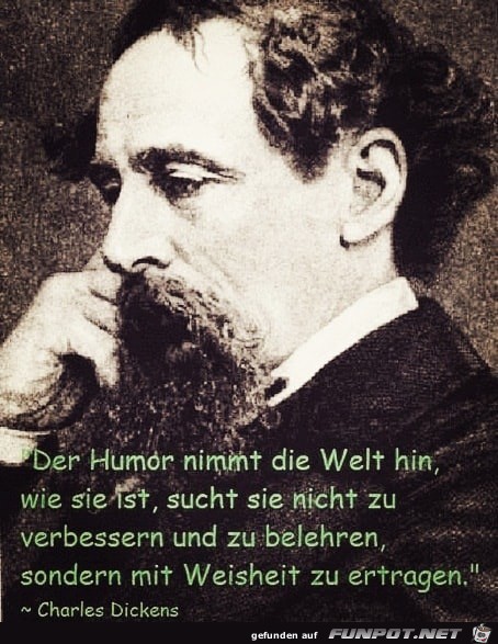 der Humor nimmt