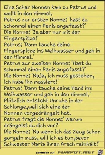 Die Nonnen bei Petrus Die Nonnen bei Petrus