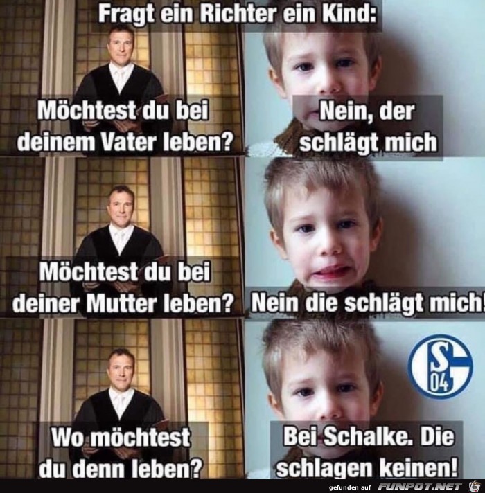 Fragt ein Richter ein Kind