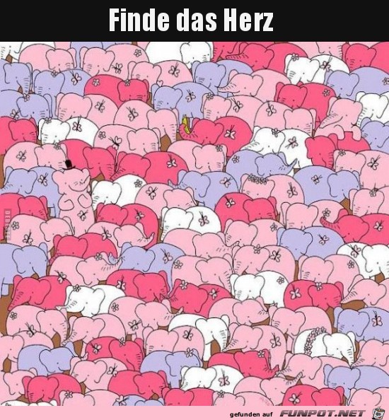 Finde das Herz Finde das Herz