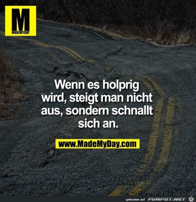 wenn es holprig wird wenn es holprig wird