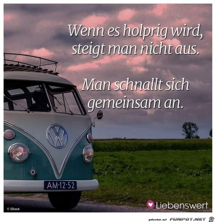 wenn es holprig wird steigt man... wenn es holprig wird steigt man...