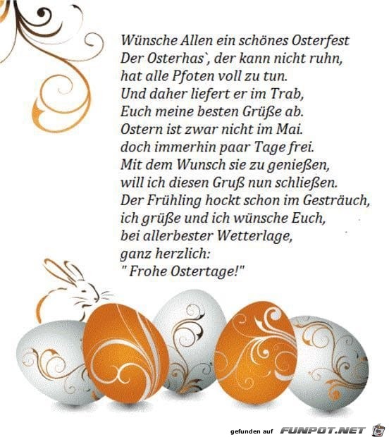 Frohe Ostertage