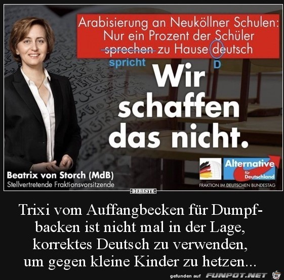 Wir schaffen das nicht...