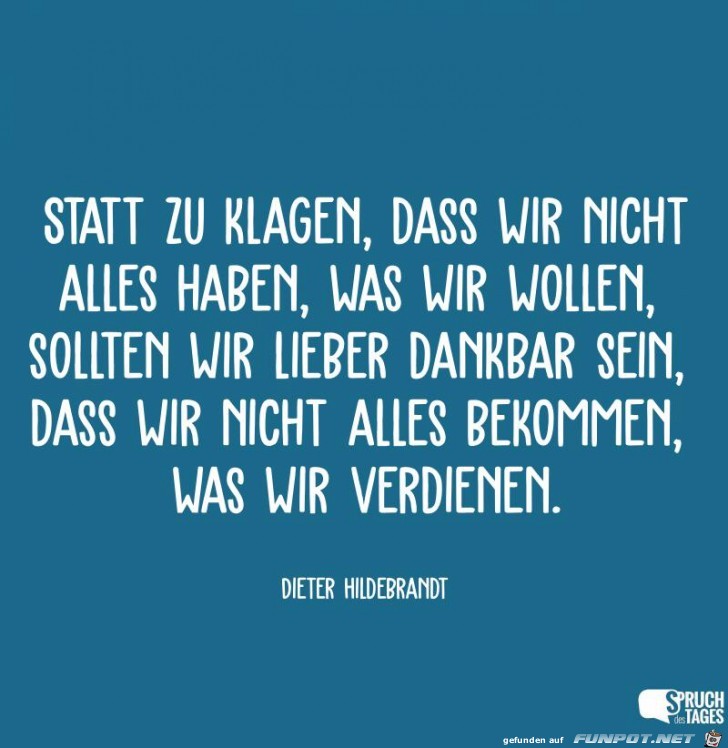statt zu klagen statt zu klagen