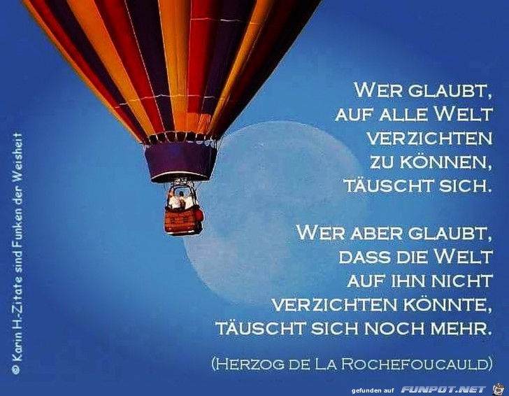 wer glaubt auf alle Welt..