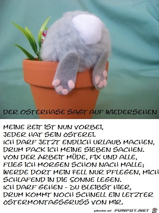 Der Osterhase sagt tschss