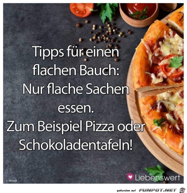 tipps fuer einen flachen Bauch