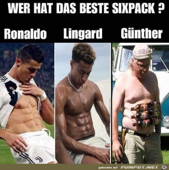 Wer hat das beste Sixpack Wer hat das beste Sixpack