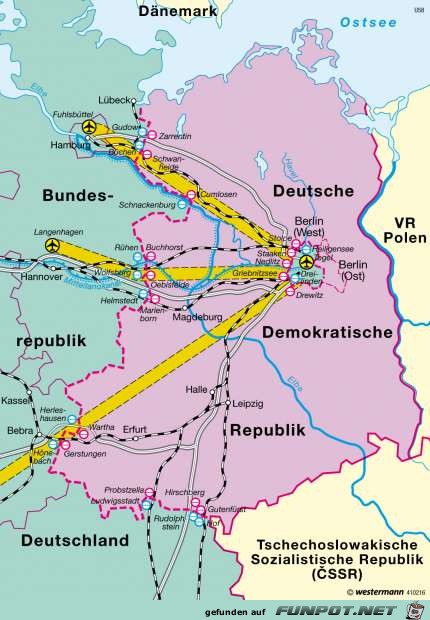 Transit-Autobahnen von-nach Berlin
