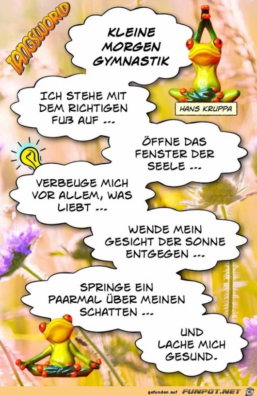 kleine morgengymnastik kleine morgengymnastik
