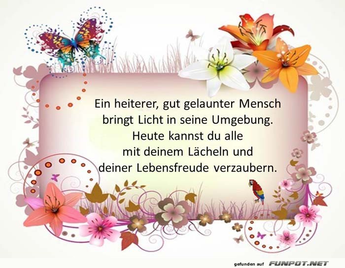 Ein heiterer Mensch Ein heiterer Mensch