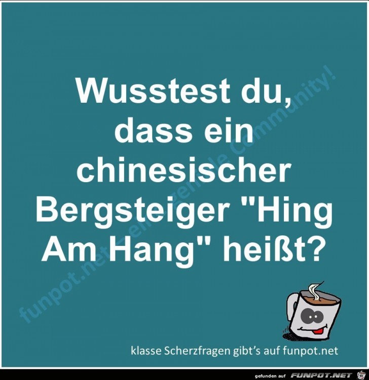 Scherzfrage Scherzfrage