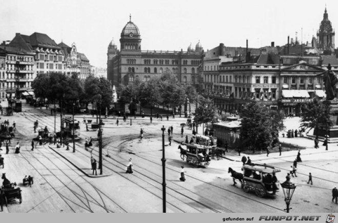 Der Alexanderplatz um 1908