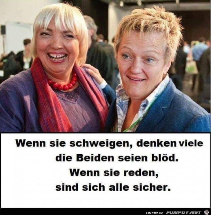 Wenn sie schweigen... Wenn sie schweigen...