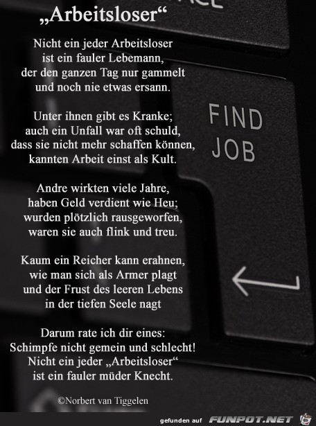 Arbeitsloser 2019 Arbeitsloser 2019