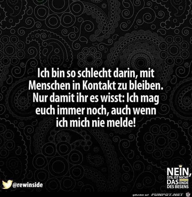 Kontakt zu Menschen Kontakt zu Menschen