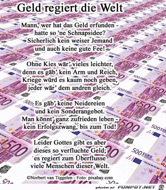 Geld regiert die Welt 2019