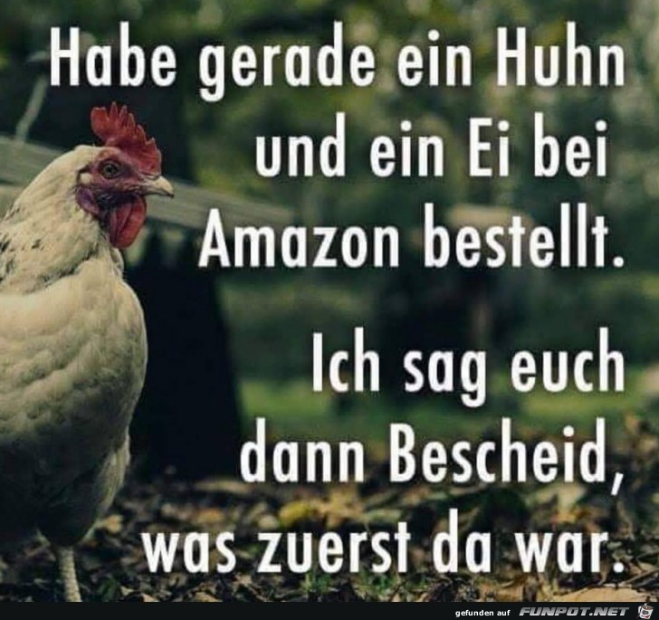 Was war zuerst da Was war zuerst da