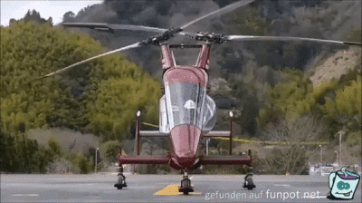 Besonderer Hubschrauber