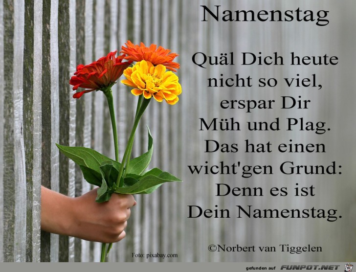 Namenstag 2019 Namenstag 2019