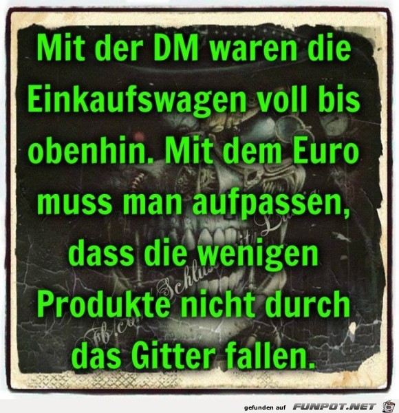 Unterschied D-Mark und Euro Unterschied D-Mark und Euro