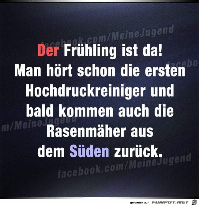 der Fruehling ist da