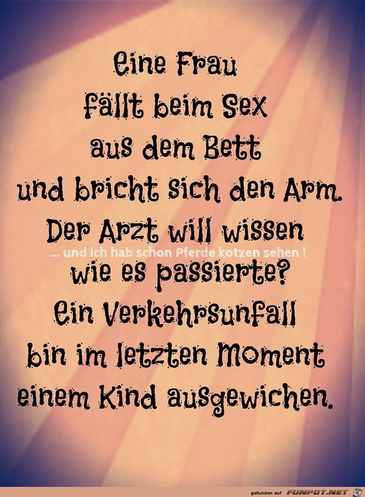 eine Frau faellt beim Sex